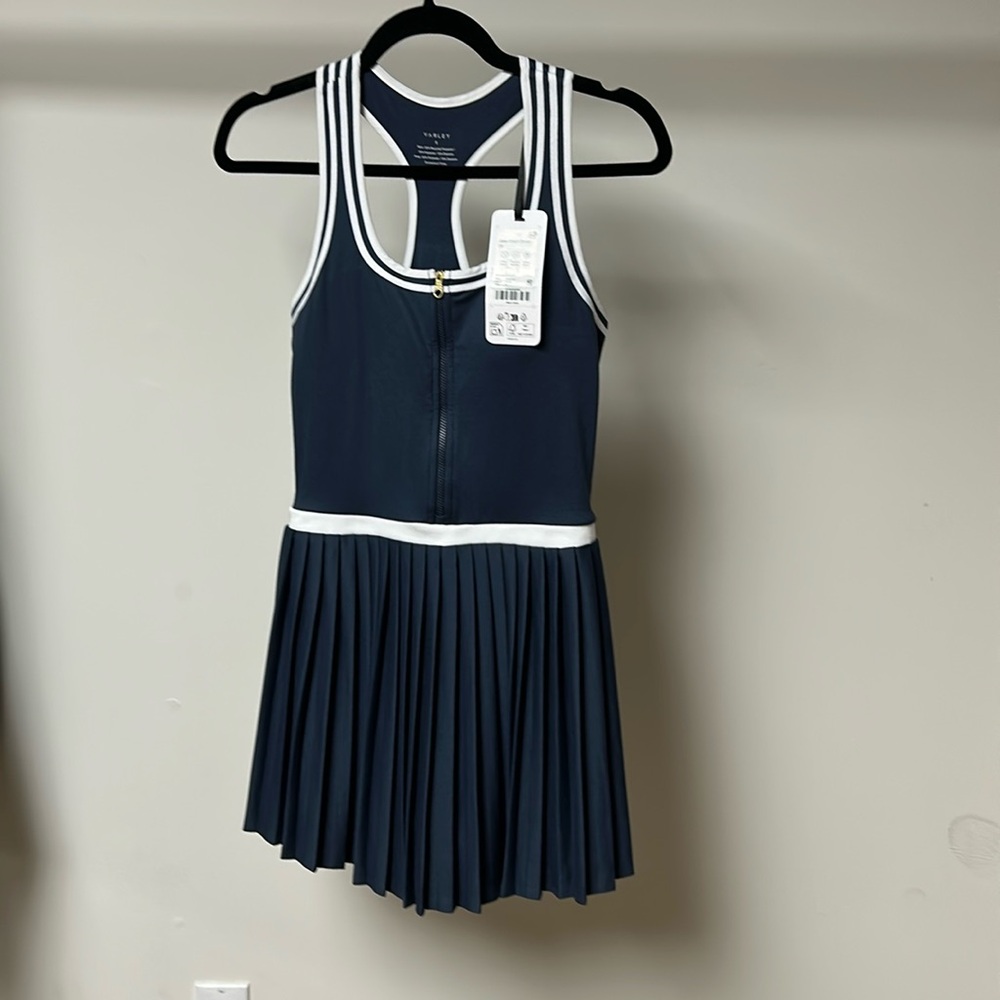 Varley jane court dress 28” blue nights